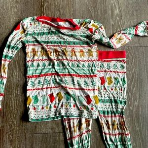 Little Sleepies Fair Isle Holiday 2 Piece PJ set | Bamboo | Size 4t